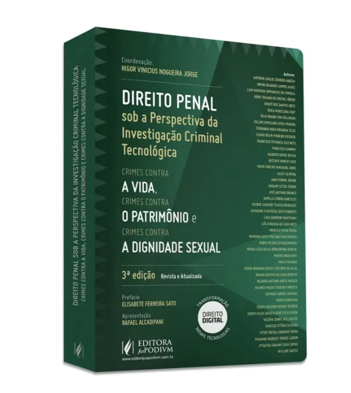 Capa da obra Direito Penal sob a Perspectiva da Investigação Criminal Tecnológica.