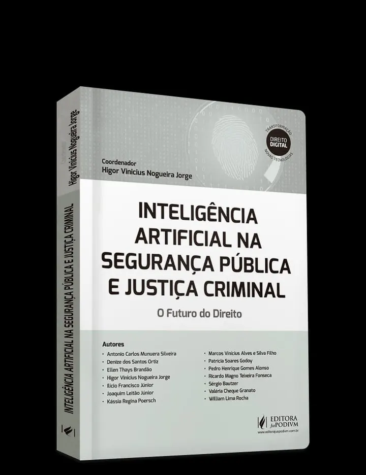 Capa da obra Inteligência Artificial na Segurança Pública e Justiça Criminal: O Futuro do Direito.