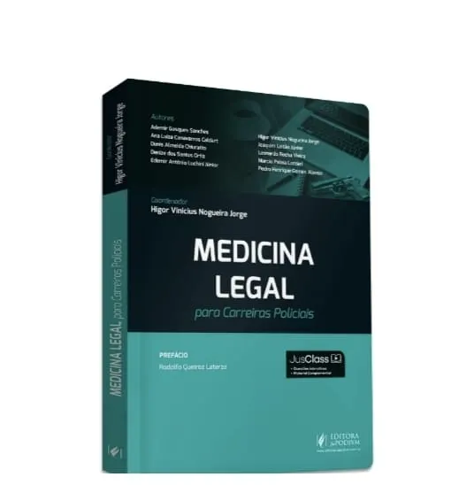 Capa da obra Medicina Legal para Carreiras Policiais.