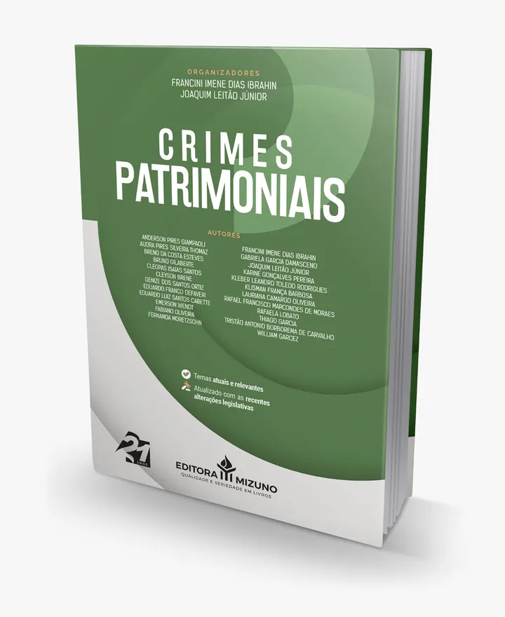 Capa da obra Crimes Patrimoniais.