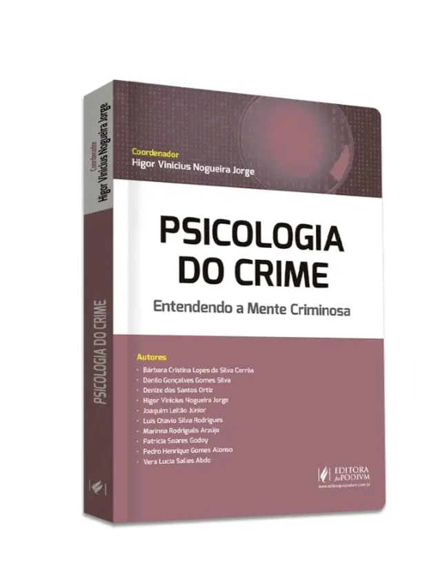 Capa da obra Psicologia do Crime: Entendendo a Mente Criminosa.