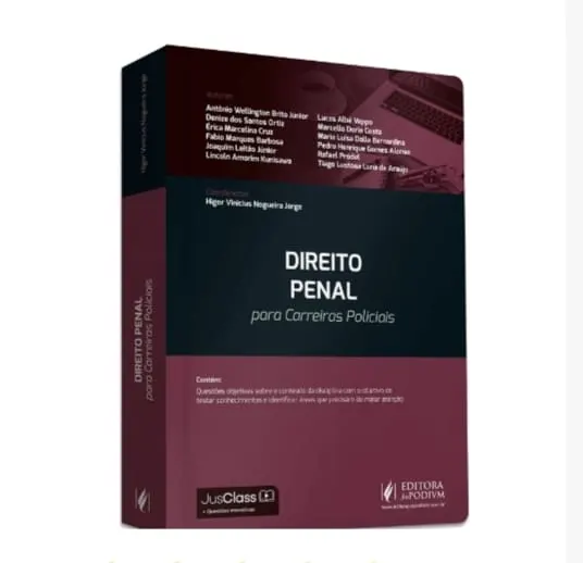 Capa da obra Direito Penal para Carreiras Policiais.
