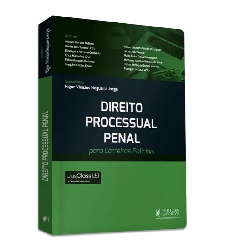 Capa da obra Direito Processual Penal para Carreiras Policiais.